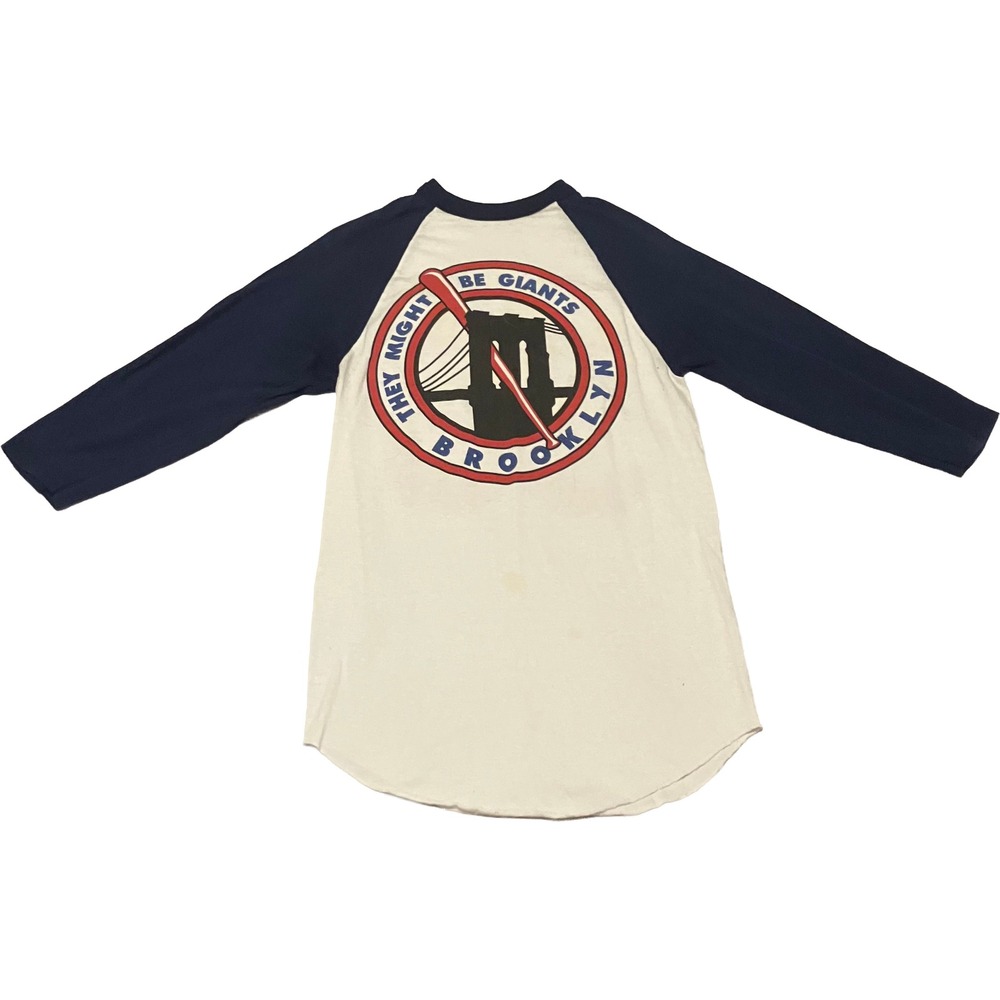They Might Be Giants 30th Anniversary Baseball Raglan Shirt Small 2011 Team TMBG